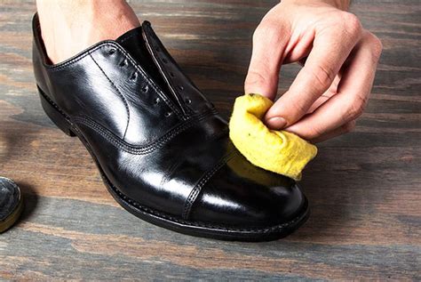 spot fake shoe polish|how to spit shine your shoes.